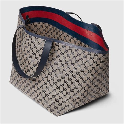 Gucci Totissima Large Tote Bag Beige/Ebony in Canvas .